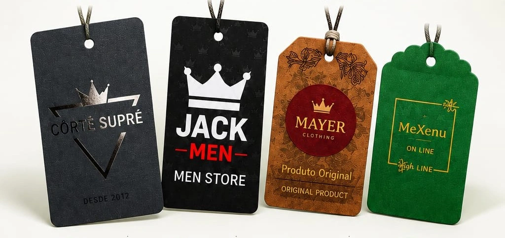 Tags personalizadas para produtos
